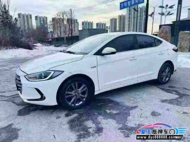 17年现代领动轿车抵押车出售