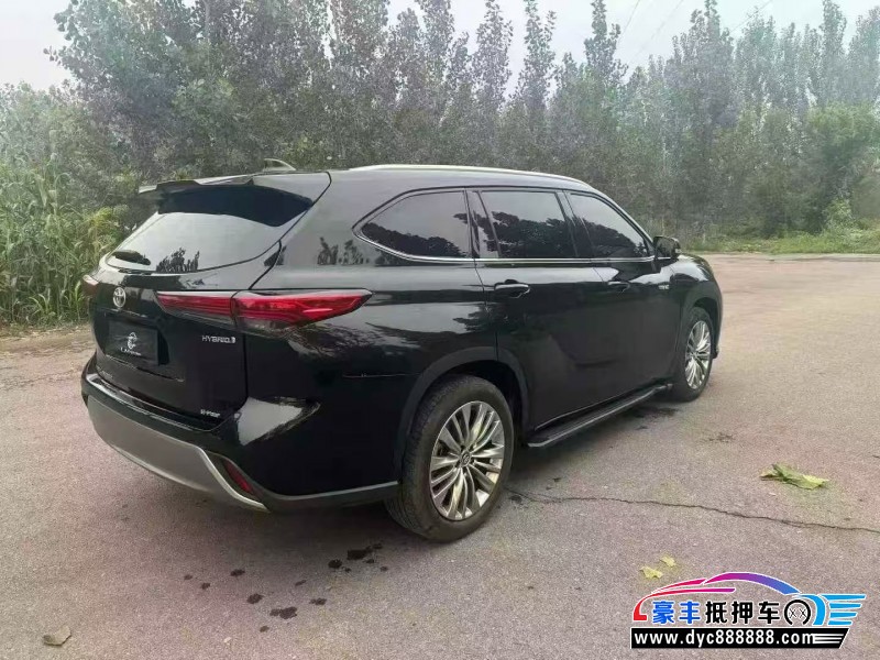 23年丰田汉兰达轿车抵押车出售