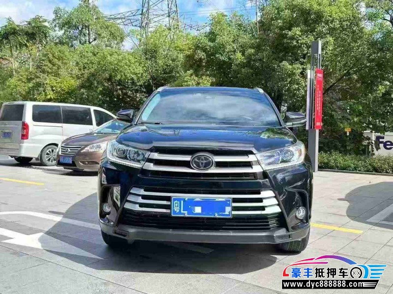 21年丰田汉兰达轿车抵押车出售