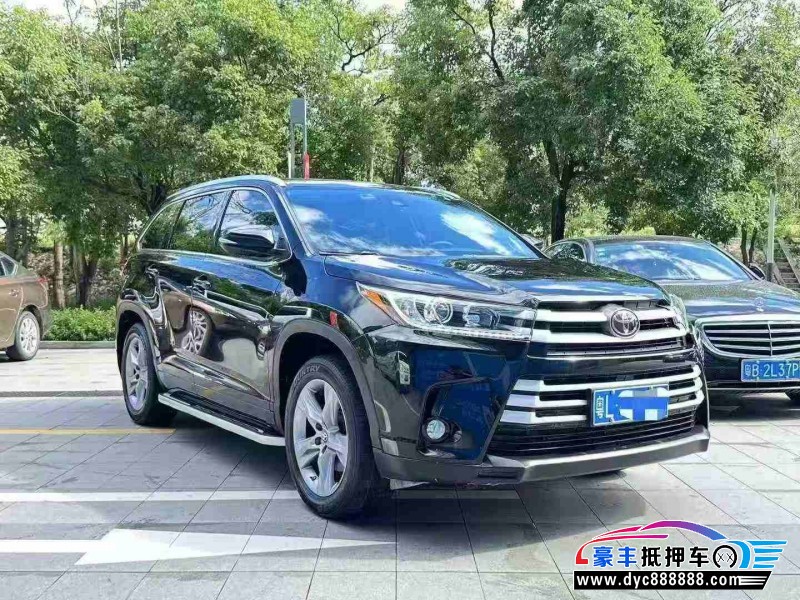 21年丰田汉兰达轿车抵押车出售