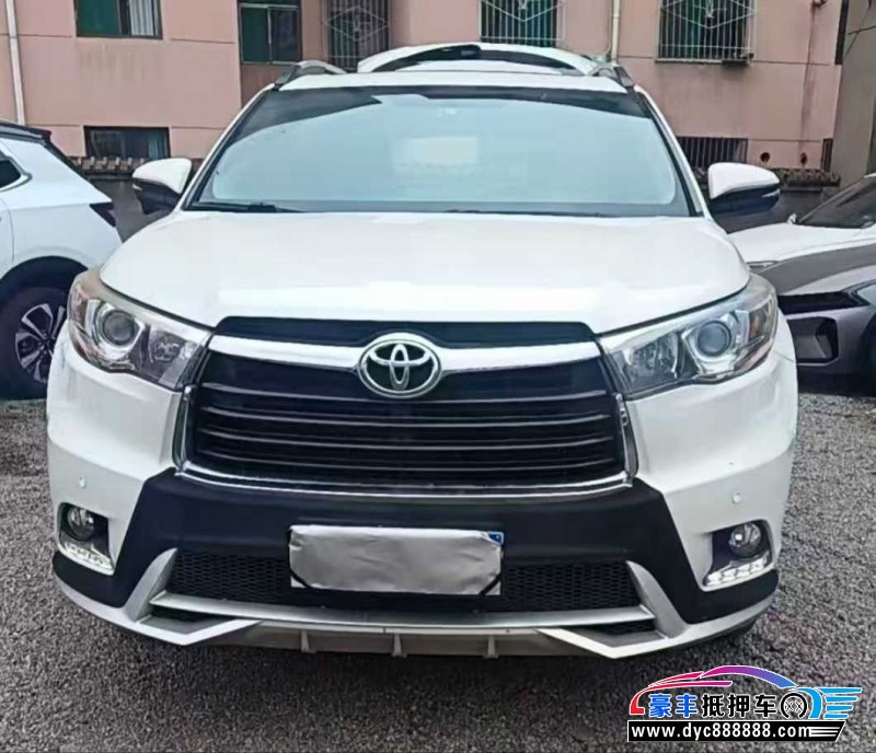 17年丰田汉兰达轿车抵押车出售