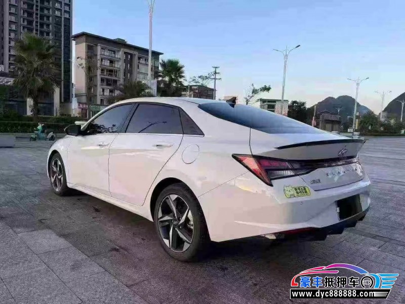 23年现代伊兰特轿车抵押车出售