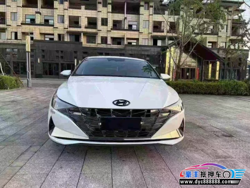 23年现代伊兰特轿车抵押车出售