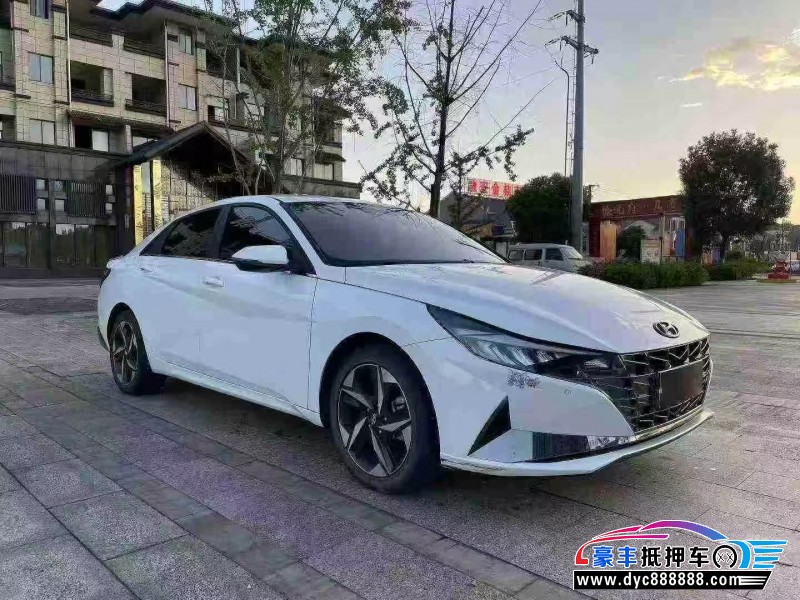 23年现代伊兰特轿车抵押车出售