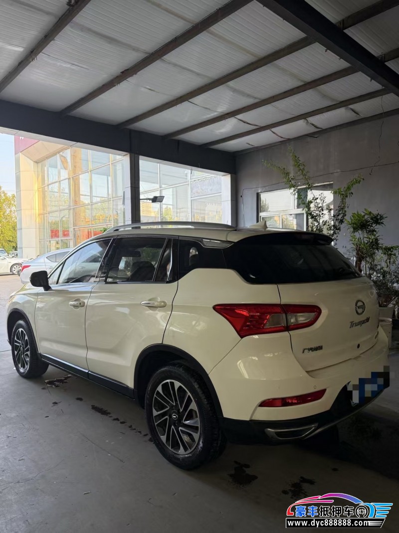 18年传祺GS4轿车抵押车出售