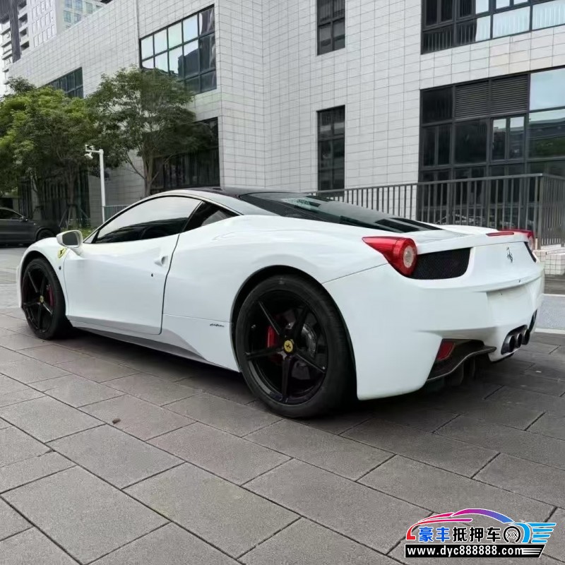 13年法拉利458轿车抵押车出售