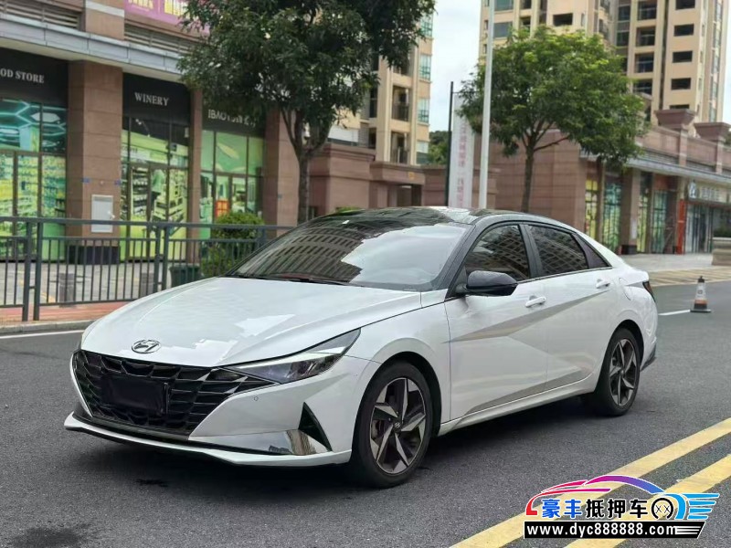 23年现代伊兰特轿车抵押车出售