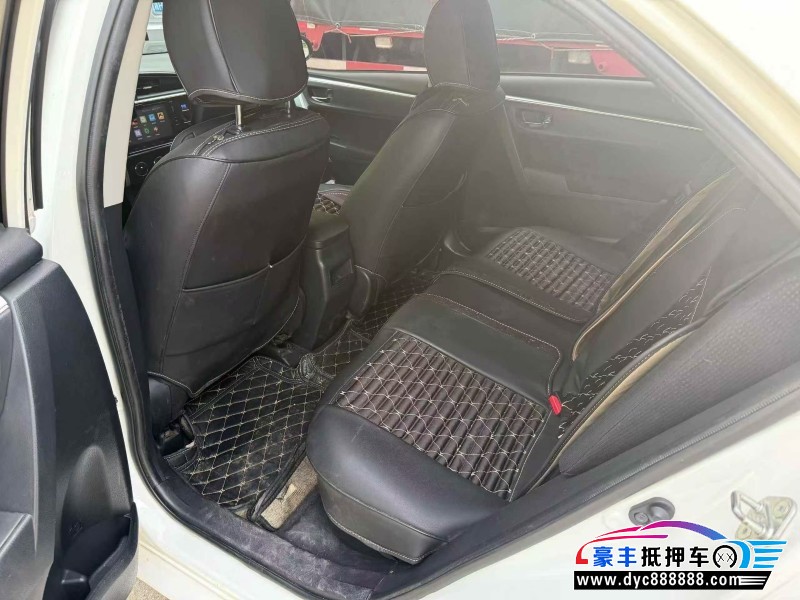 18年丰田卡罗拉轿车抵押车出售