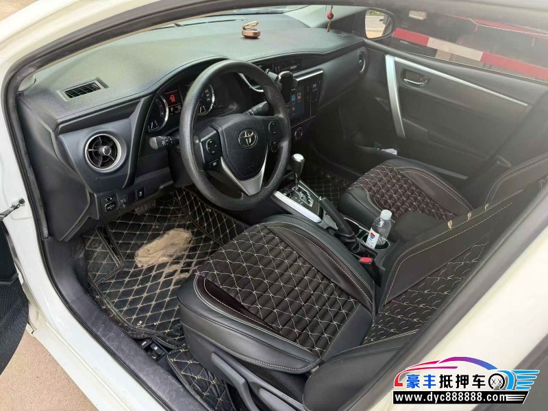 18年丰田卡罗拉轿车抵押车出售