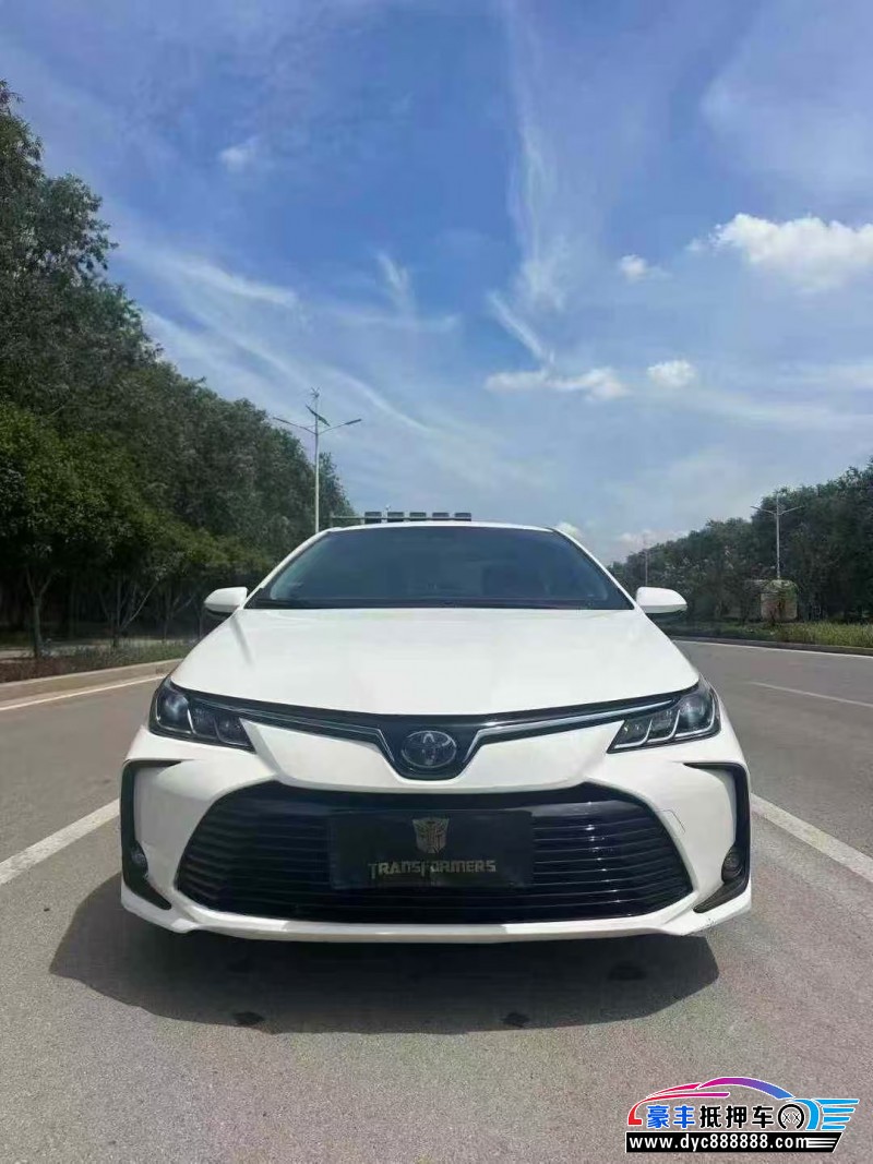 21年丰田卡罗拉轿车抵押车出售