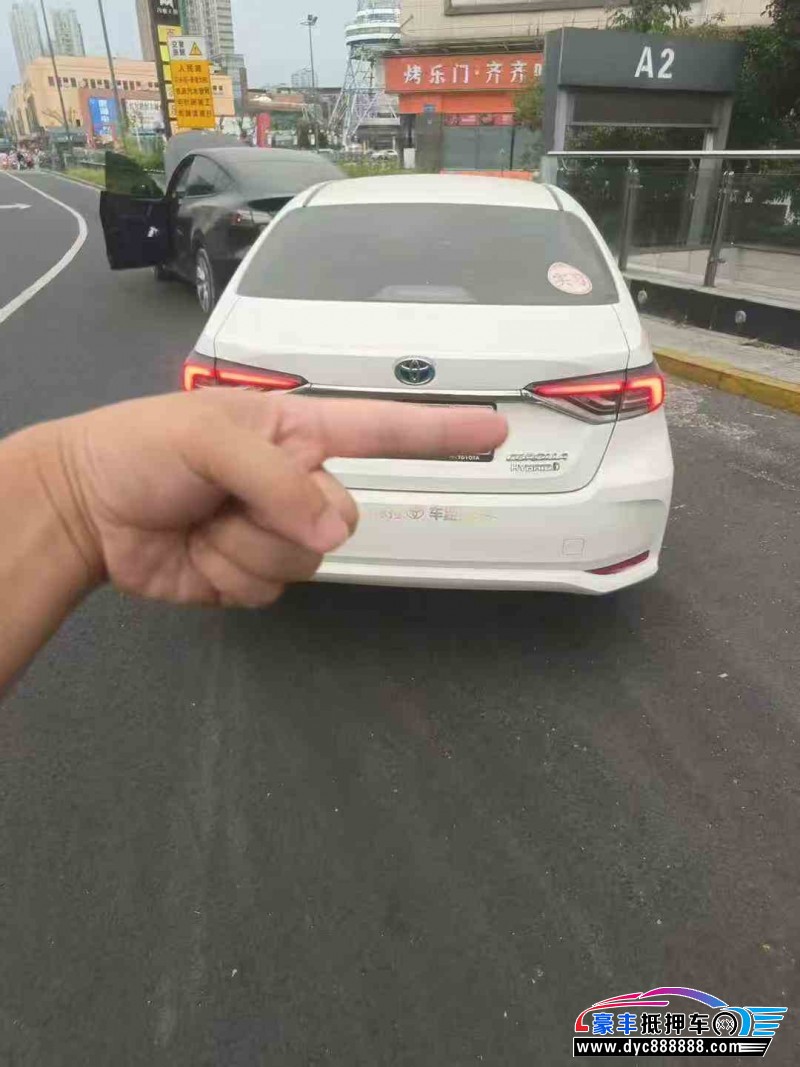 22年丰田卡罗拉轿车抵押车出售