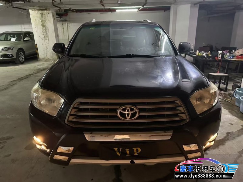 11年丰田汉兰达SUV抵押车出售