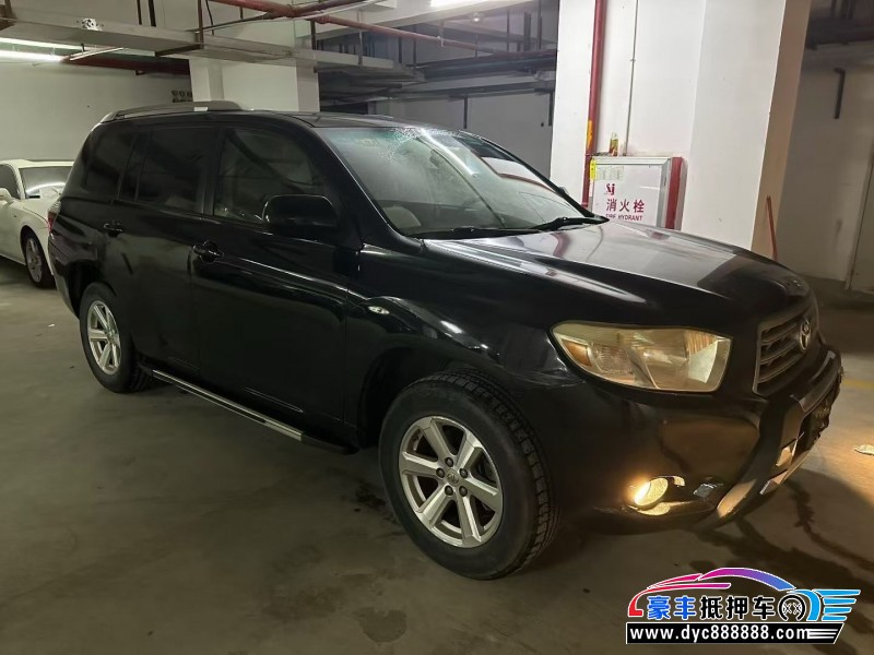 11年丰田汉兰达SUV抵押车出售