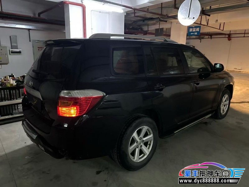 11年丰田汉兰达SUV抵押车出售