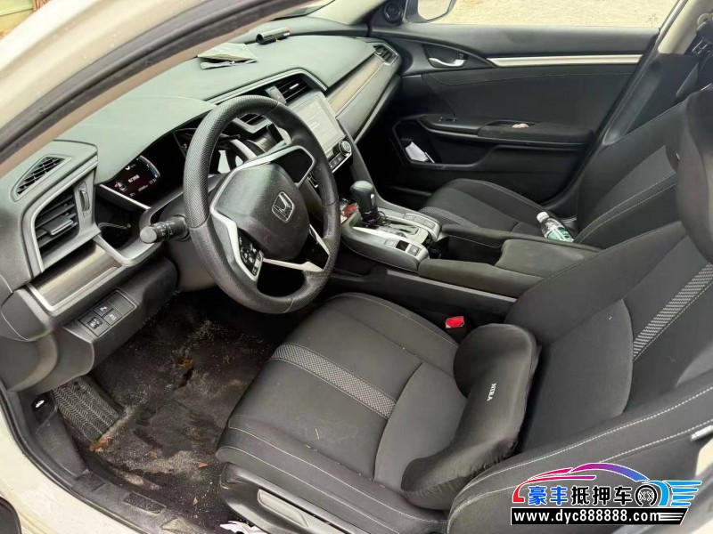 19年本田思域轿车抵押车出售