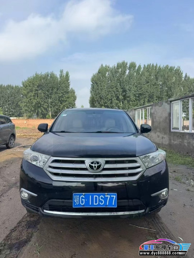 14年丰田汉兰达轿车抵押车出售