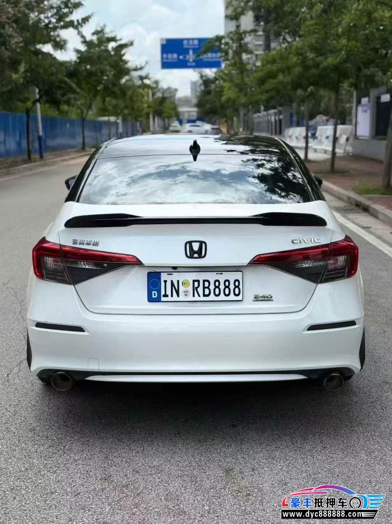 23年本田思域轿车抵押车出售