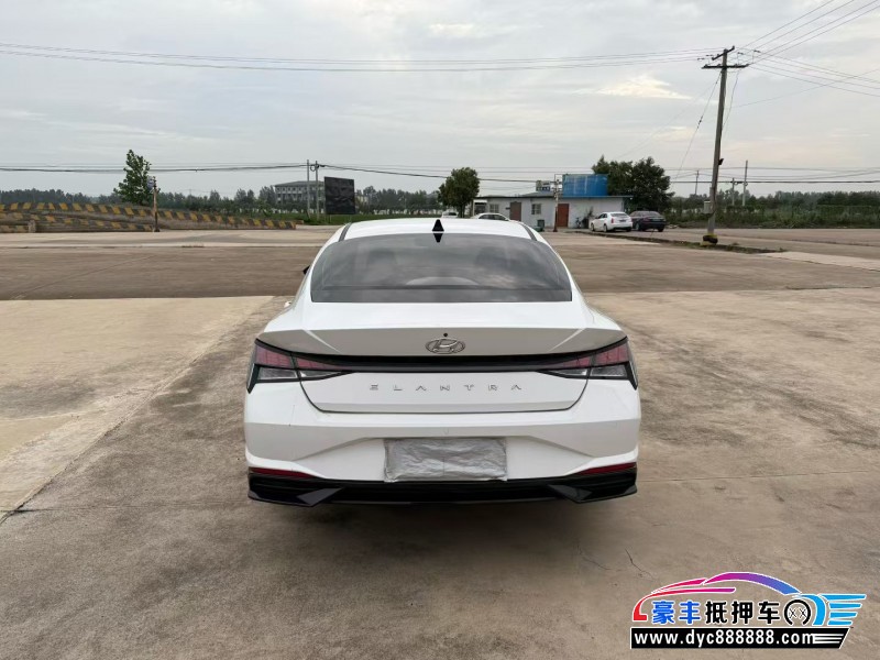 22年现代伊兰特轿车抵押车出售