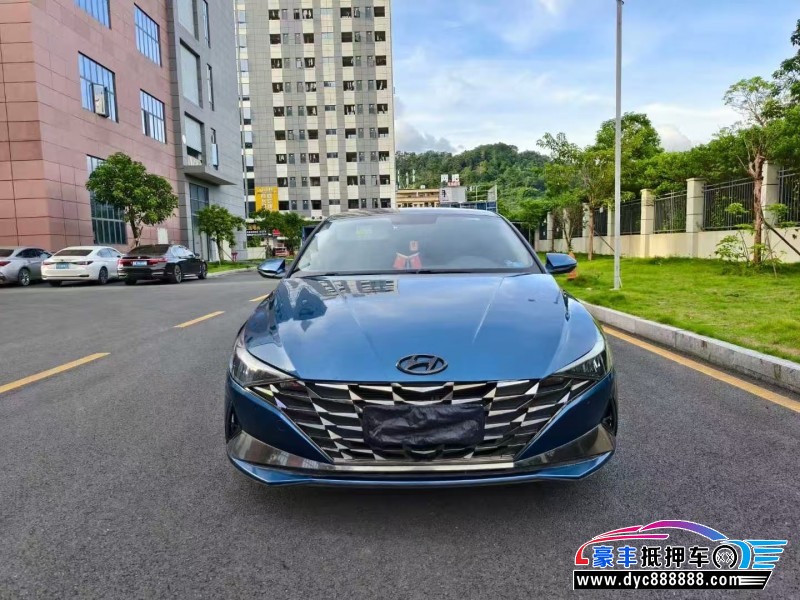21年现代伊兰特轿车抵押车出售
