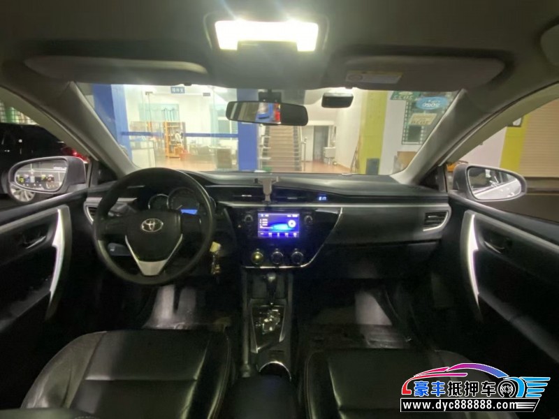 16年丰田卡罗拉轿车抵押车出售