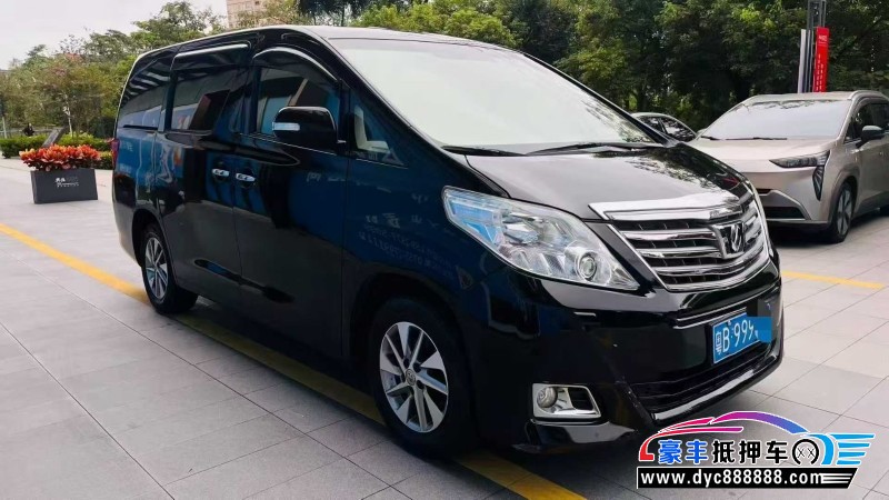 15年丰田埃尔法轿车抵押车出售