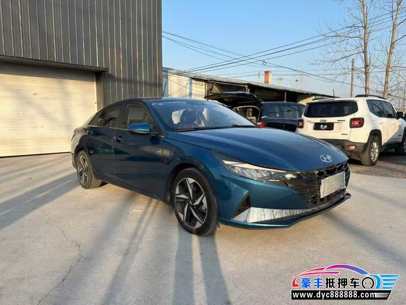 21年现代伊兰特轿车抵押车出售