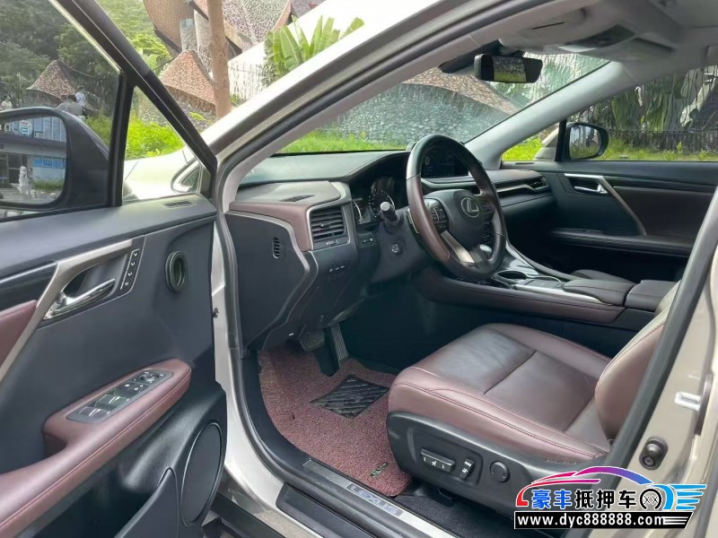 22年雷克萨斯RX轿车抵押车出售