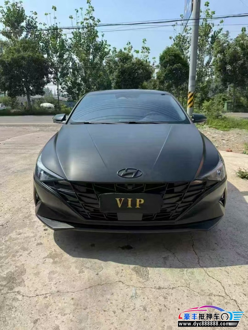 21年现代伊兰特轿车抵押车出售