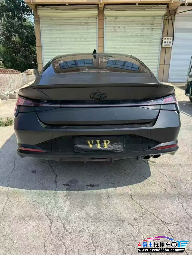 21年现代伊兰特轿车抵押车出售