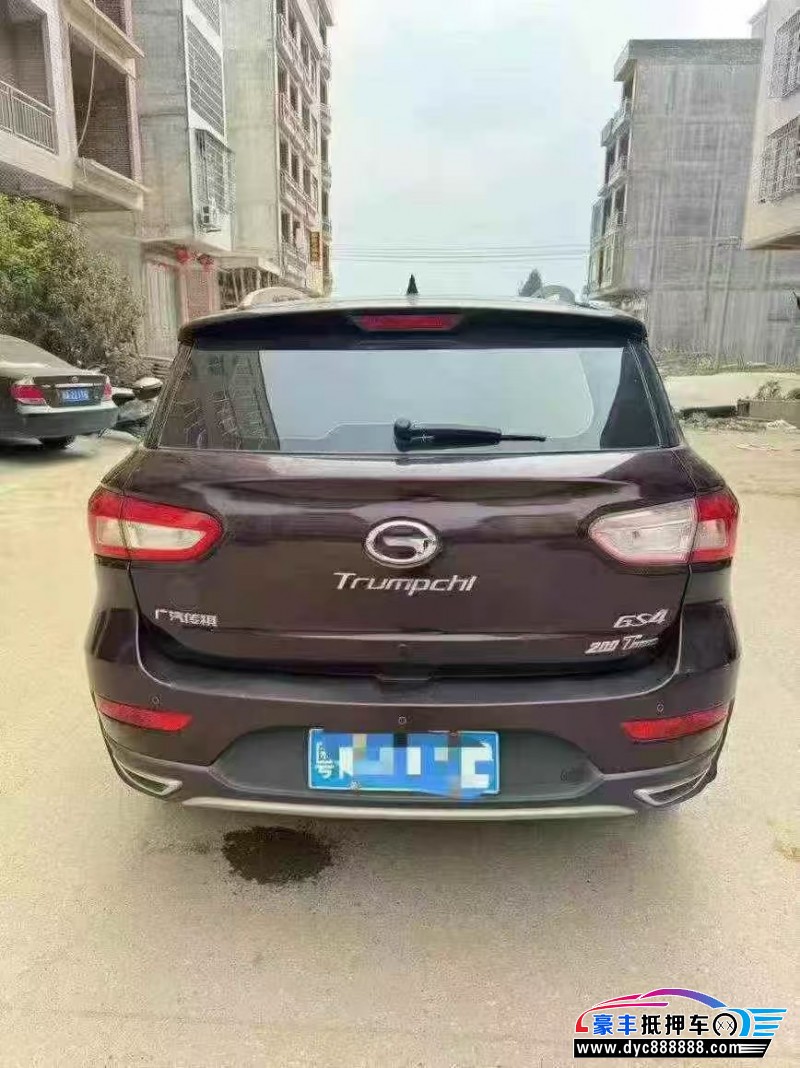 17年传祺GS4轿车抵押车出售