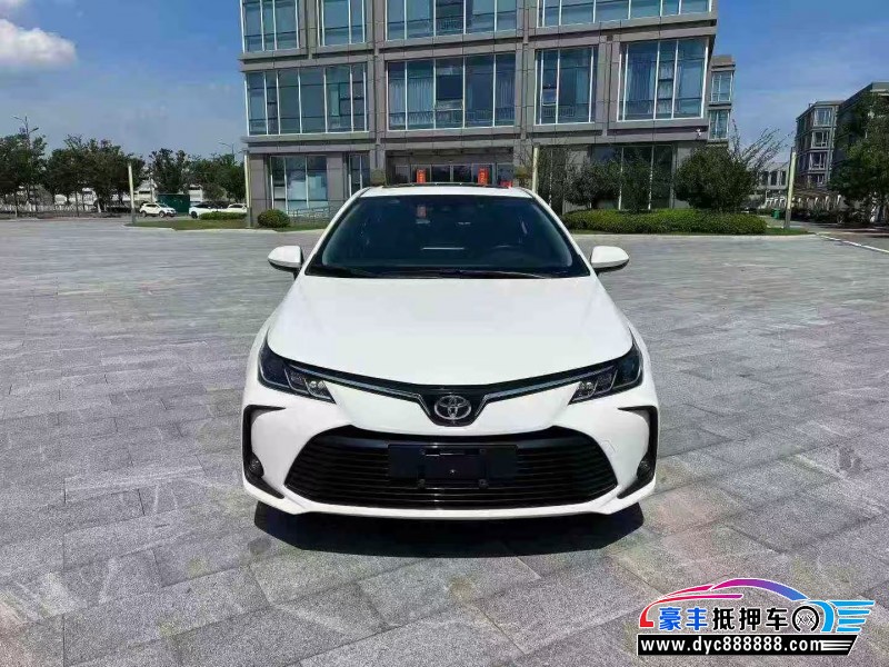 21年丰田卡罗拉轿车抵押车出售