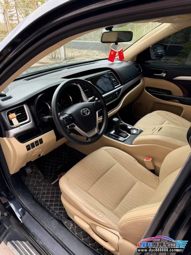 16年丰田汉兰达MPV抵押车出售