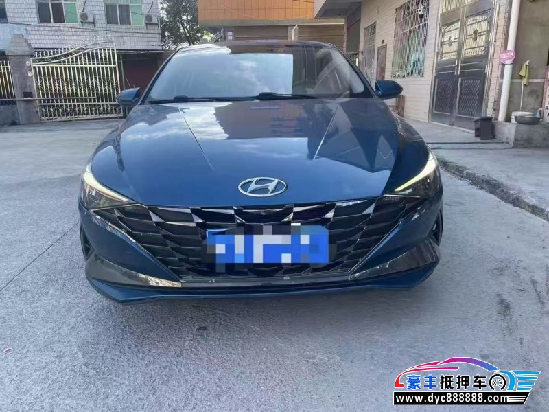 21年现代伊兰特轿车抵押车出售