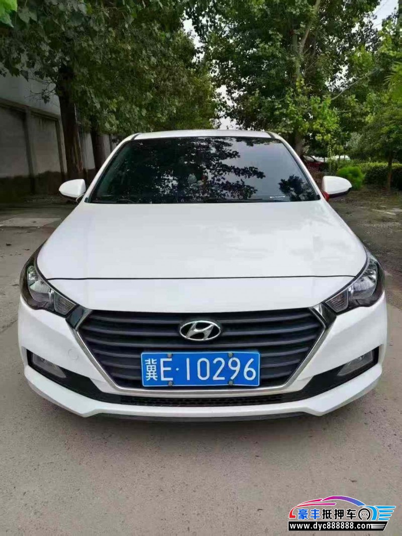 18年现代悦纳轿车抵押车出售