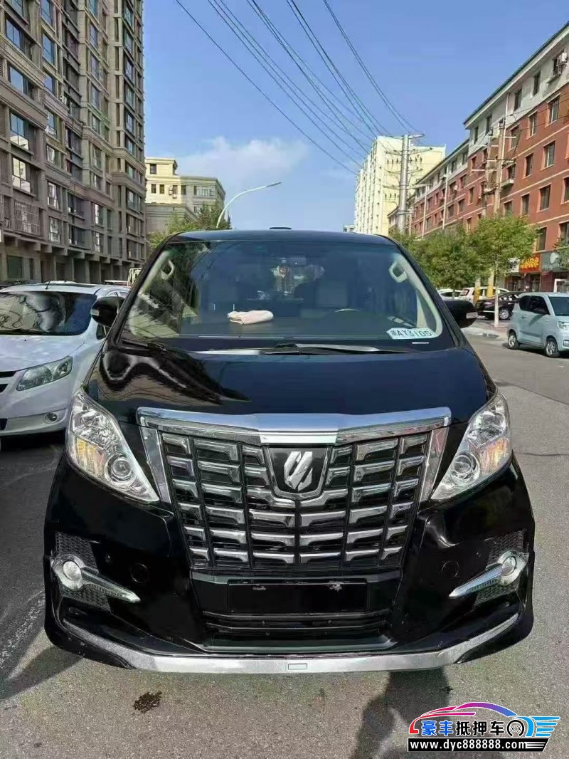 14年丰田埃尔法轿车抵押车出售