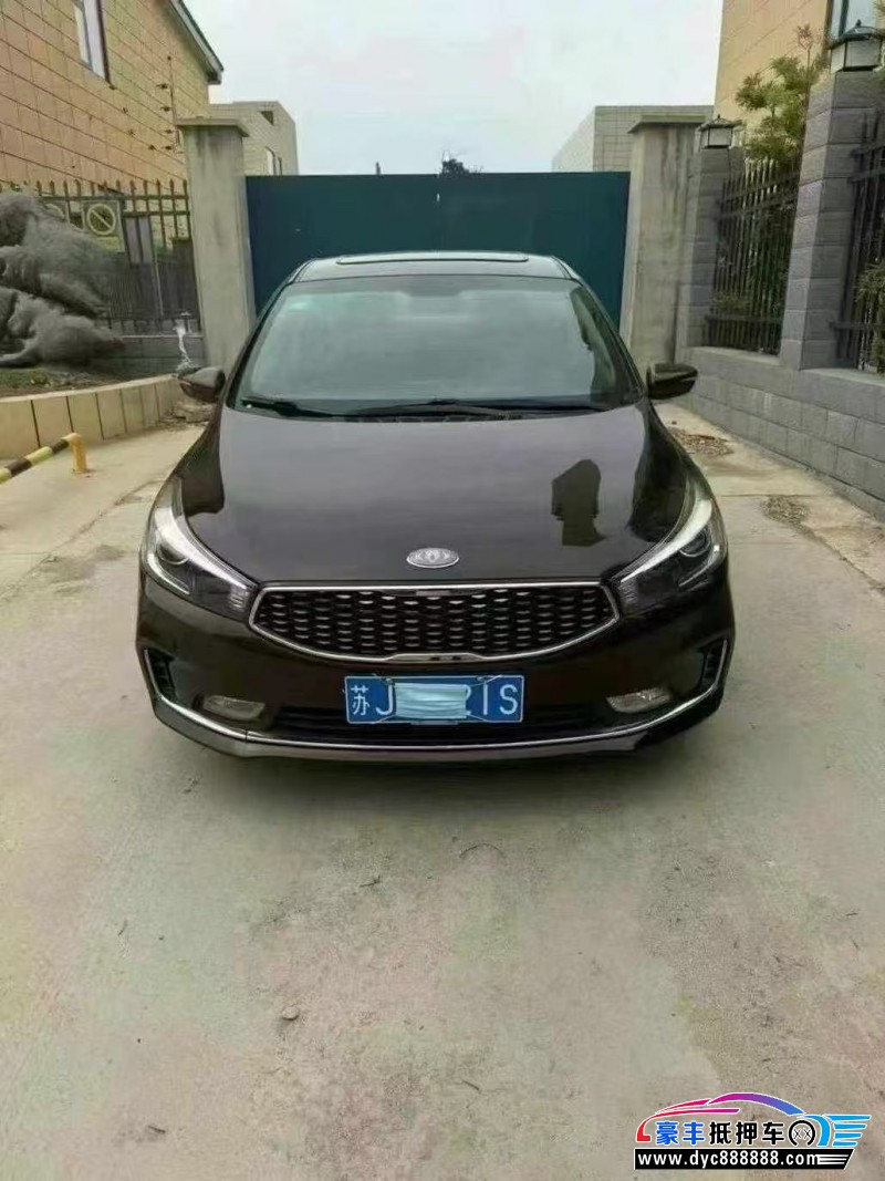 17年起亚K3轿车抵押车出售