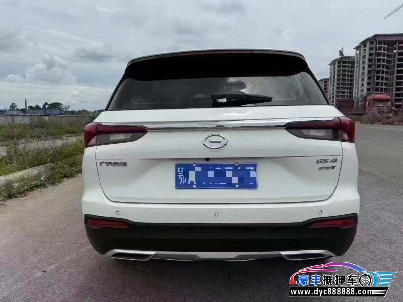 21年传祺GS4轿车抵押车出售