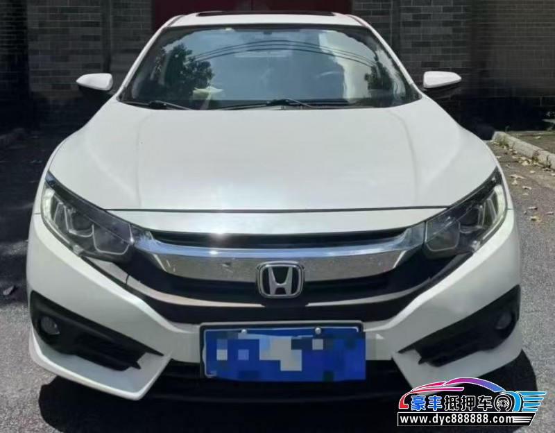 19年本田思域轿车抵押车出售