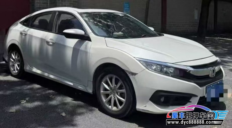 19年本田思域轿车抵押车出售