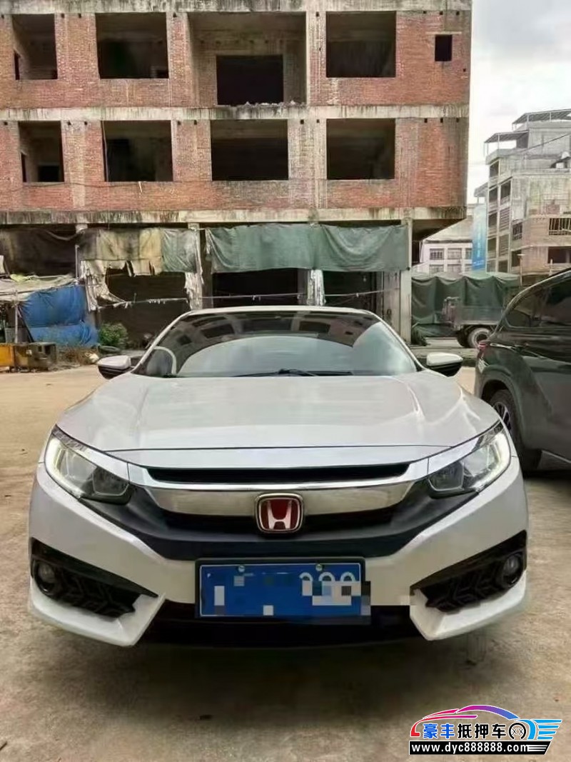 19年本田思域轿车抵押车出售