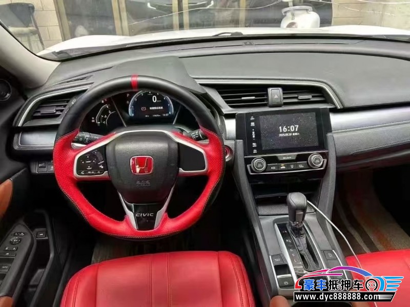 19年本田思域轿车抵押车出售