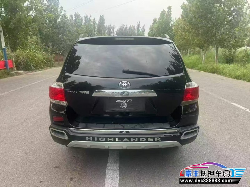 14年丰田汉兰达轿车抵押车出售