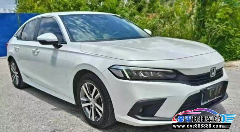 22年本田思域轿车抵押车出售