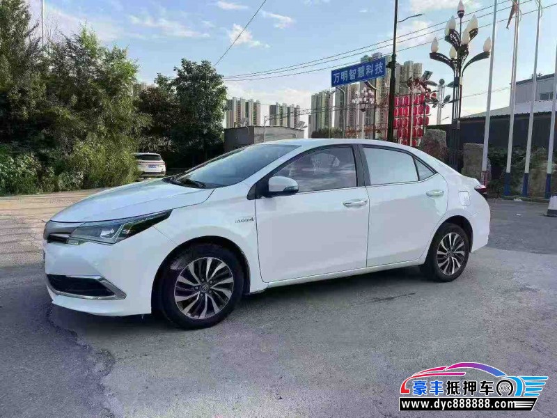 19年丰田卡罗拉轿车抵押车出售