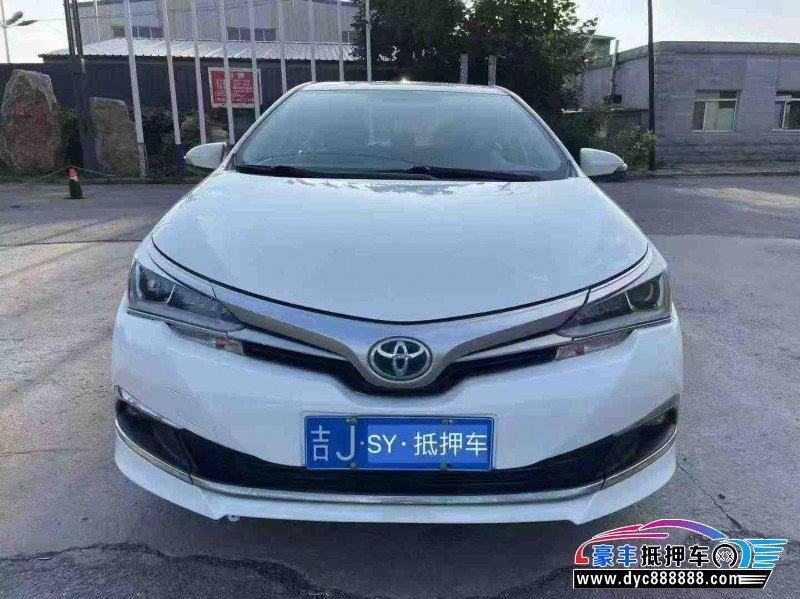 19年丰田卡罗拉轿车抵押车出售