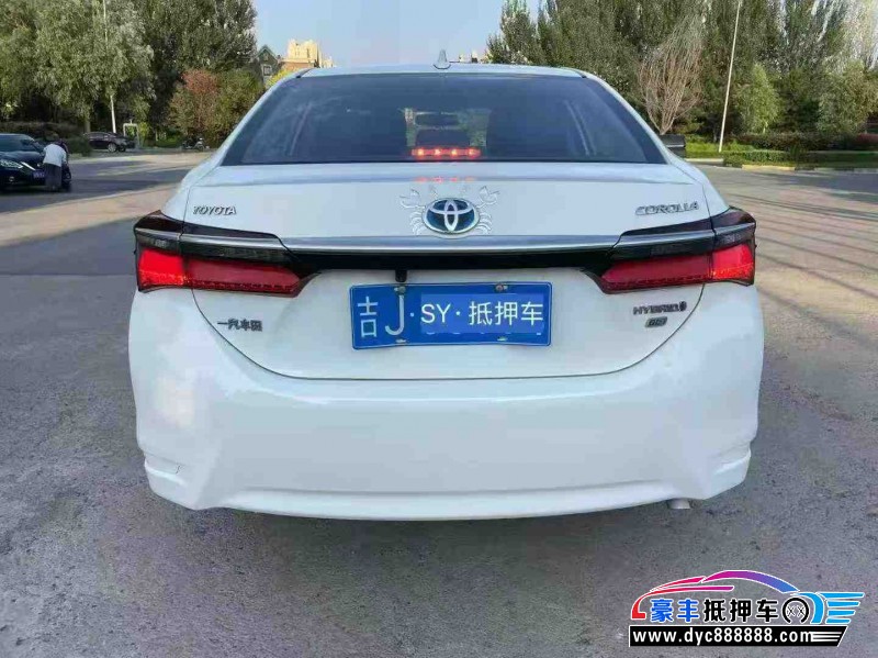 19年丰田卡罗拉轿车抵押车出售