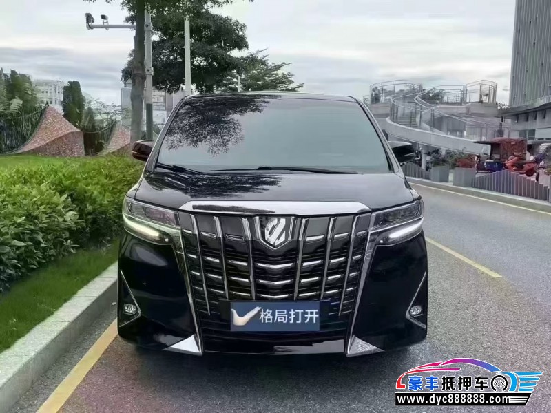 19年丰田埃尔法轿车抵押车出售