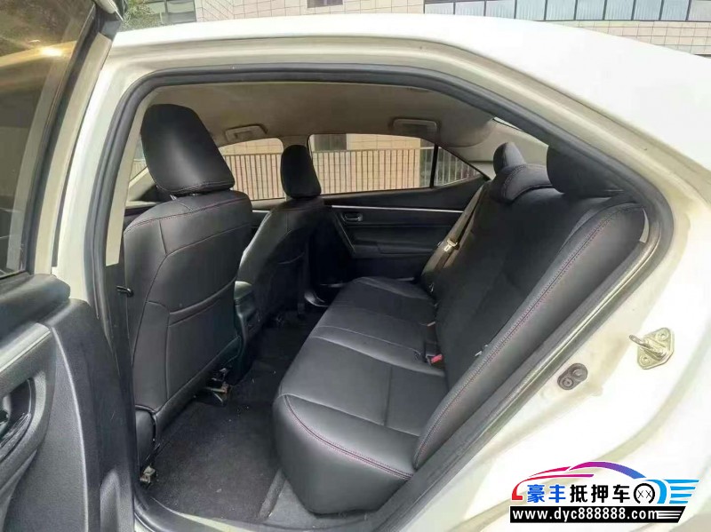 18年丰田卡罗拉轿车抵押车出售