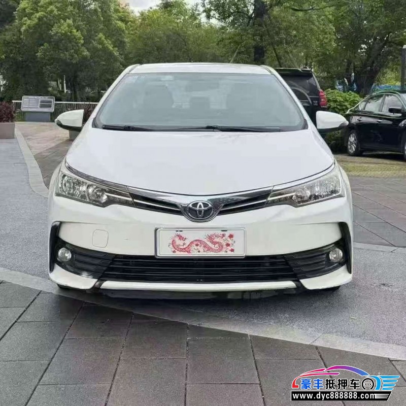 18年丰田卡罗拉轿车抵押车出售