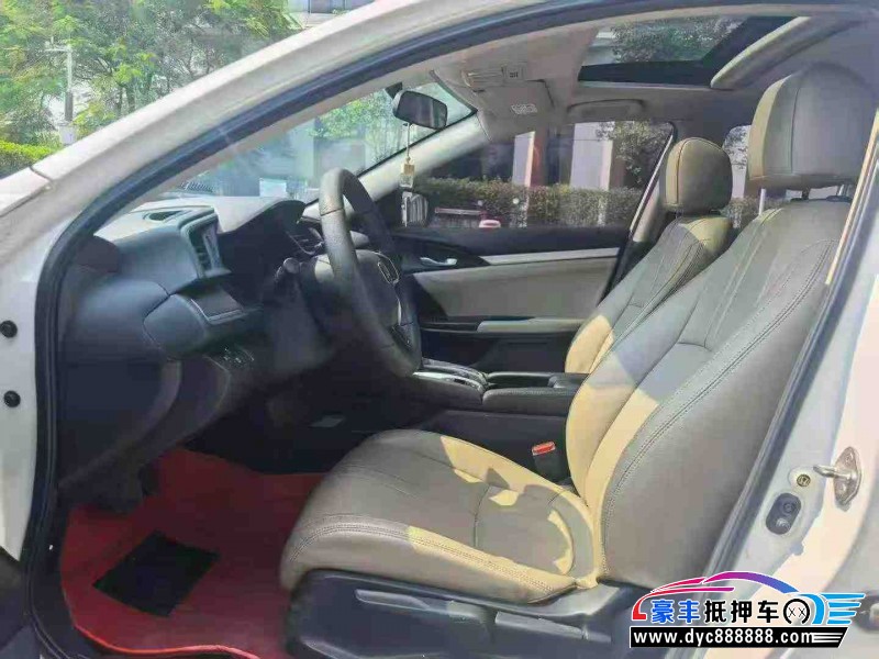 19年本田思域轿车抵押车出售